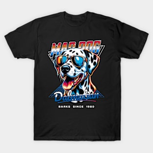 Mad Dog Dalmatian Dog T-Shirt